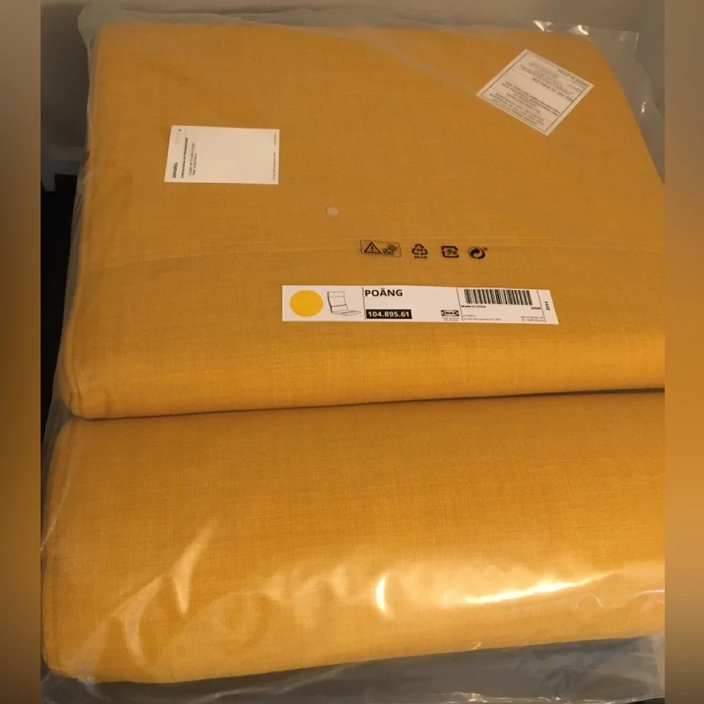 NWT IKEA POÄNG Chair Cushion – Skiftebo Yellow | Brand New